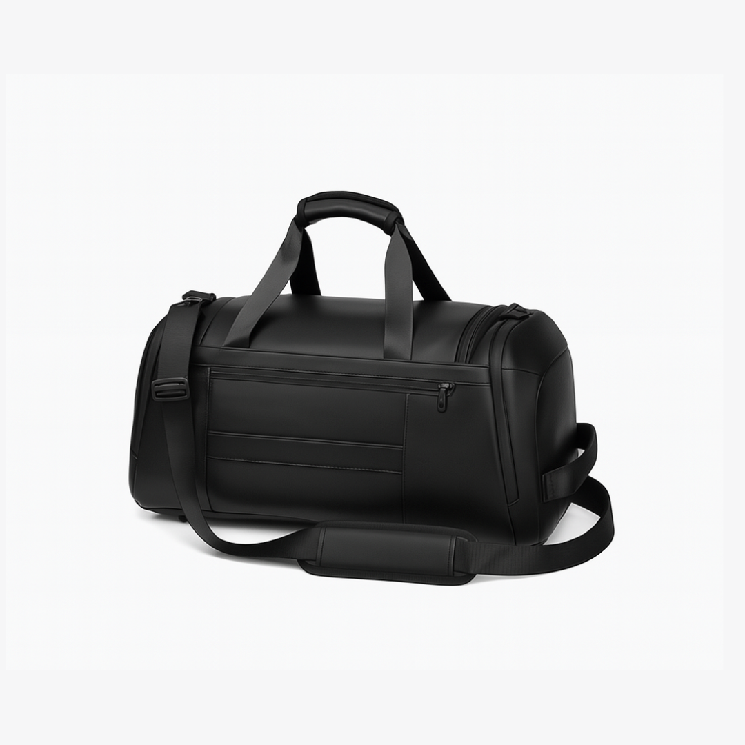 Dependz 605 Black duffel bag on a white background