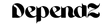 Black 'Dependz' logo on a white background