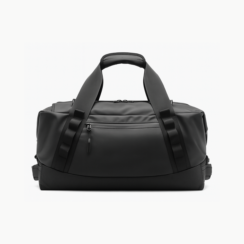 Dependz AL607 Black duffel bag on a white background