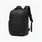 Dependz 7718 Black backpack with tactical design on a white background