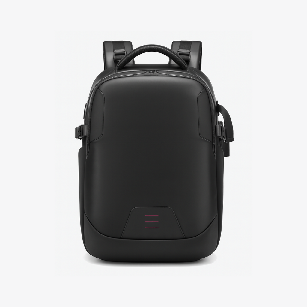 Dependz 6616 Black backpack on a light gray background