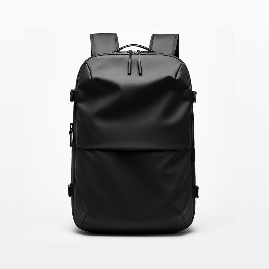 Black Dependz 7705 backpack on a light gray background