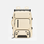 Beige Dependz 7798 suitcase with black accents on a white background